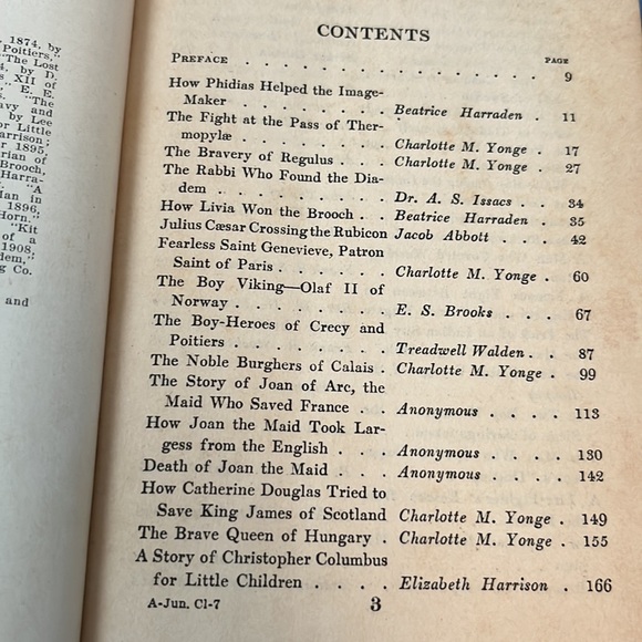 Vintage 1918 Junior Classics Young Folks Shelf Of Books Stories Of Courage HC - Picture 6 of 16
